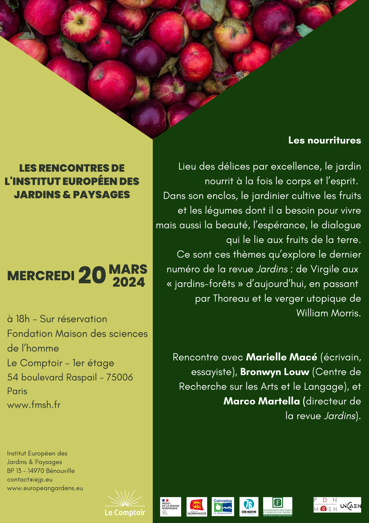 affiche-rencontre Jardins-20 mars