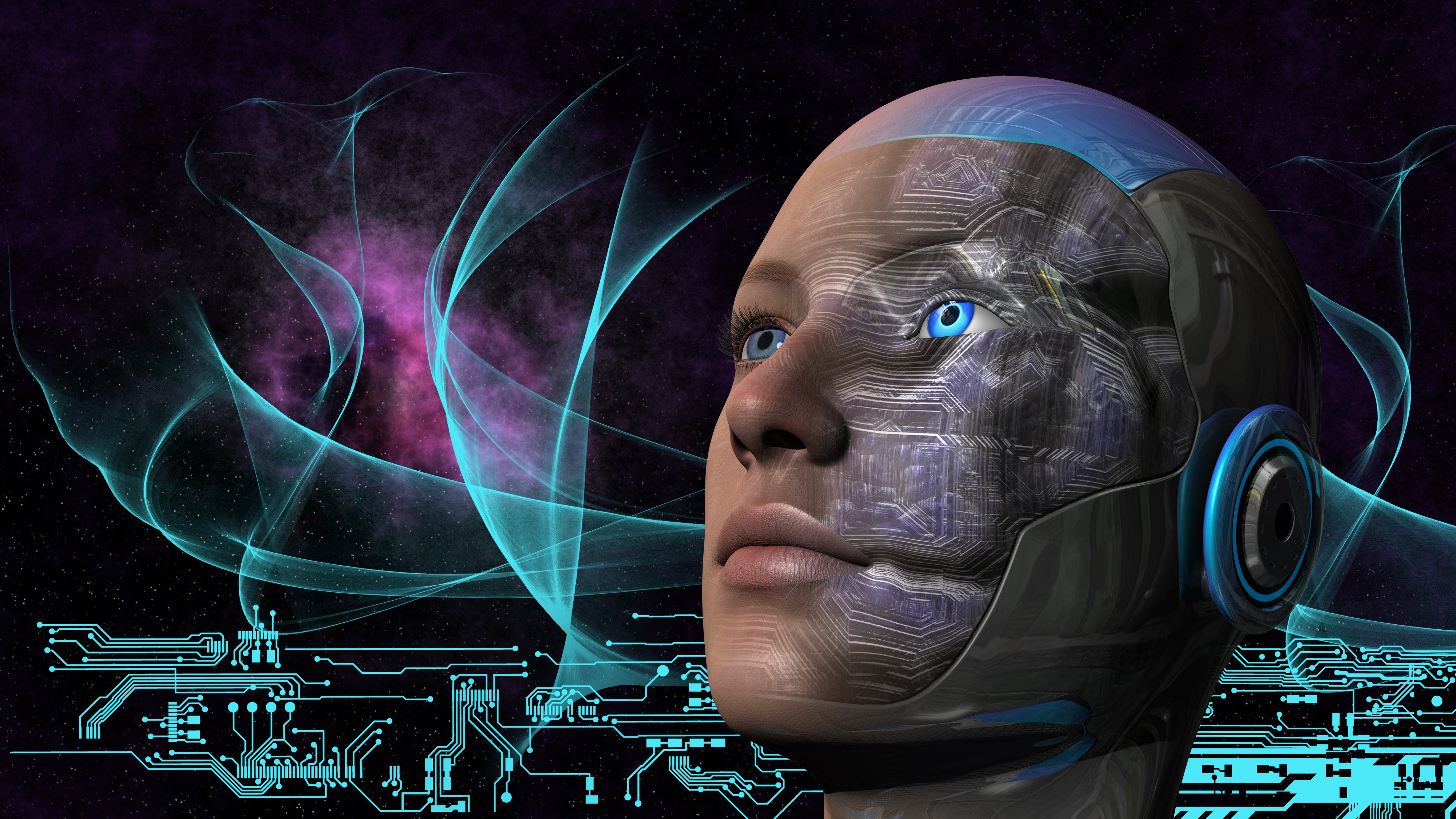 Future user. Искусственный интеллект. Роботы в космосе. Искусственный интеллект в космосе. ИИ искусственный интеллект в космосе.