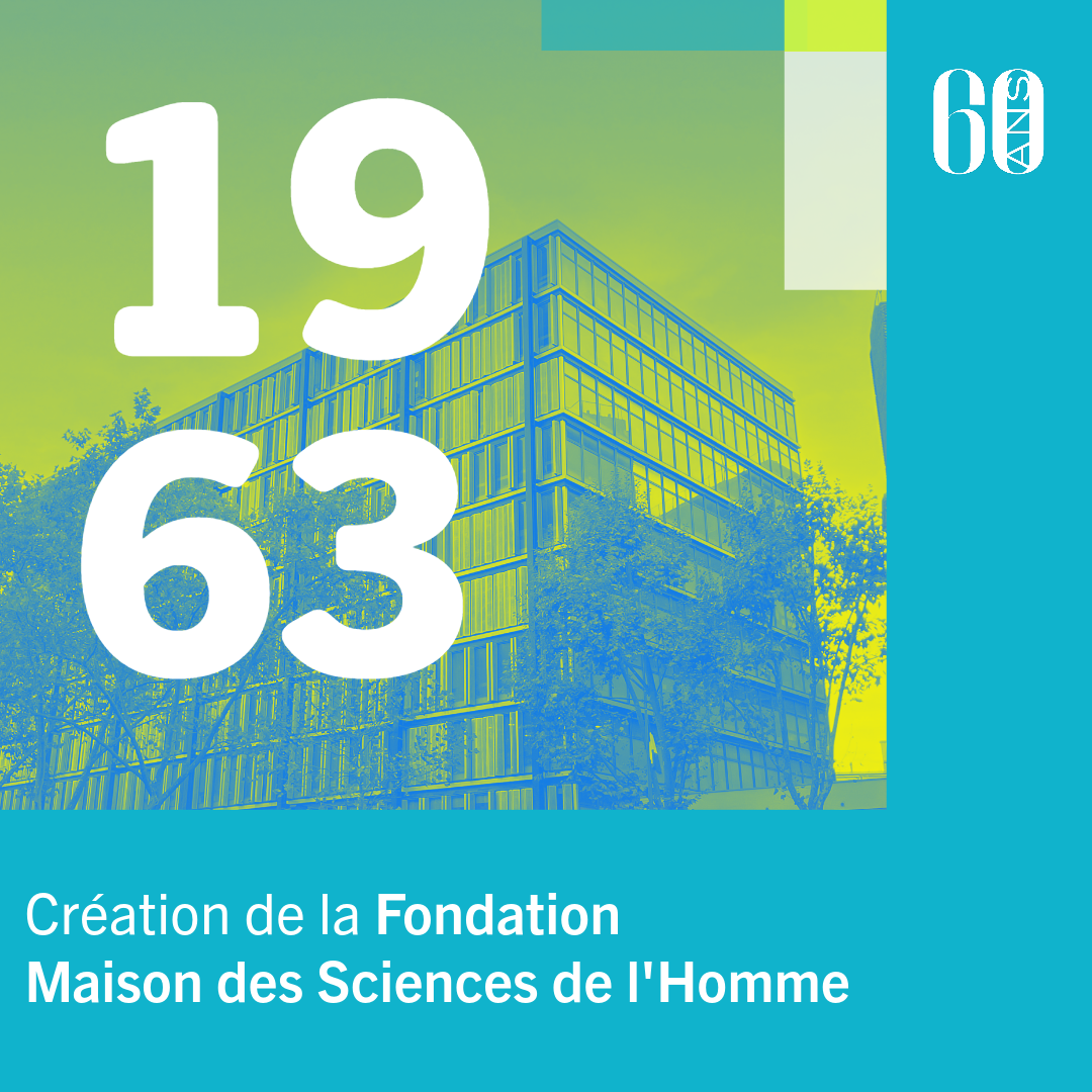 1963 - Création de la Fondation Maison des Sciences de l'Homme