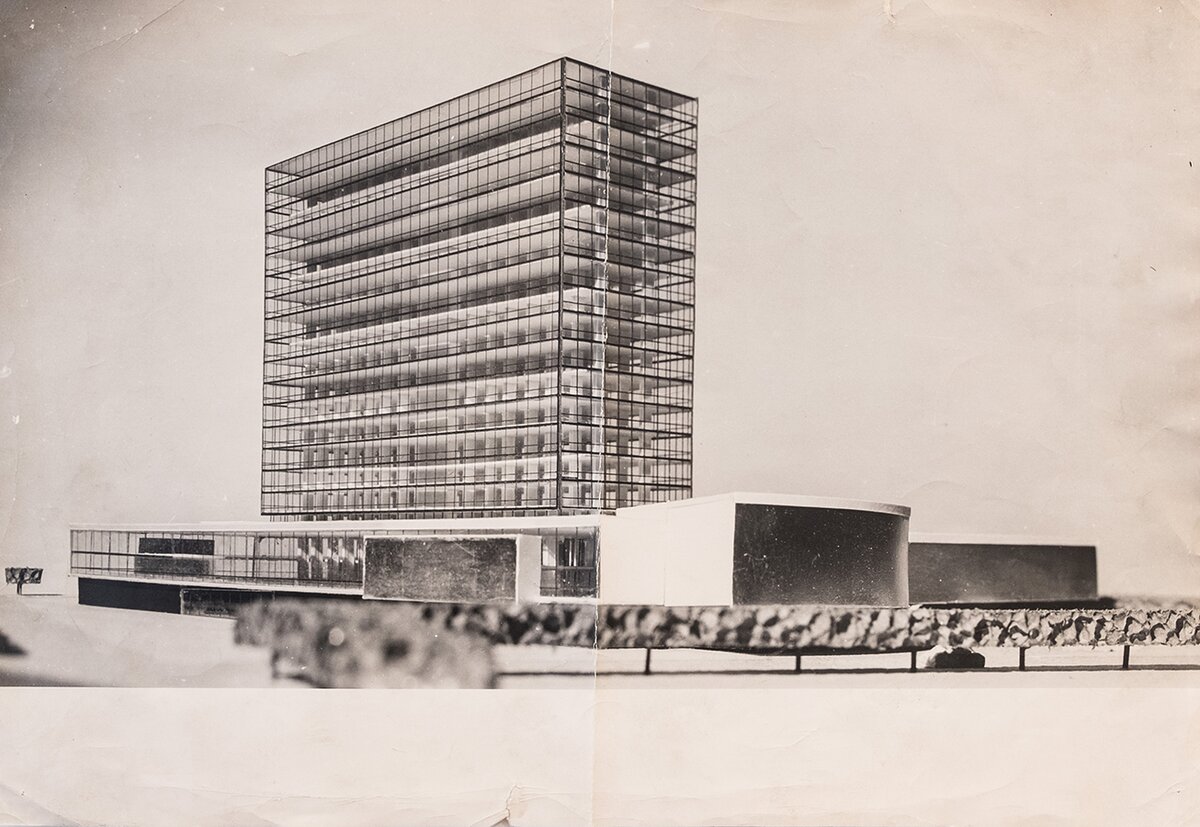 Plan d'architecte Maison des sciences de l'homme