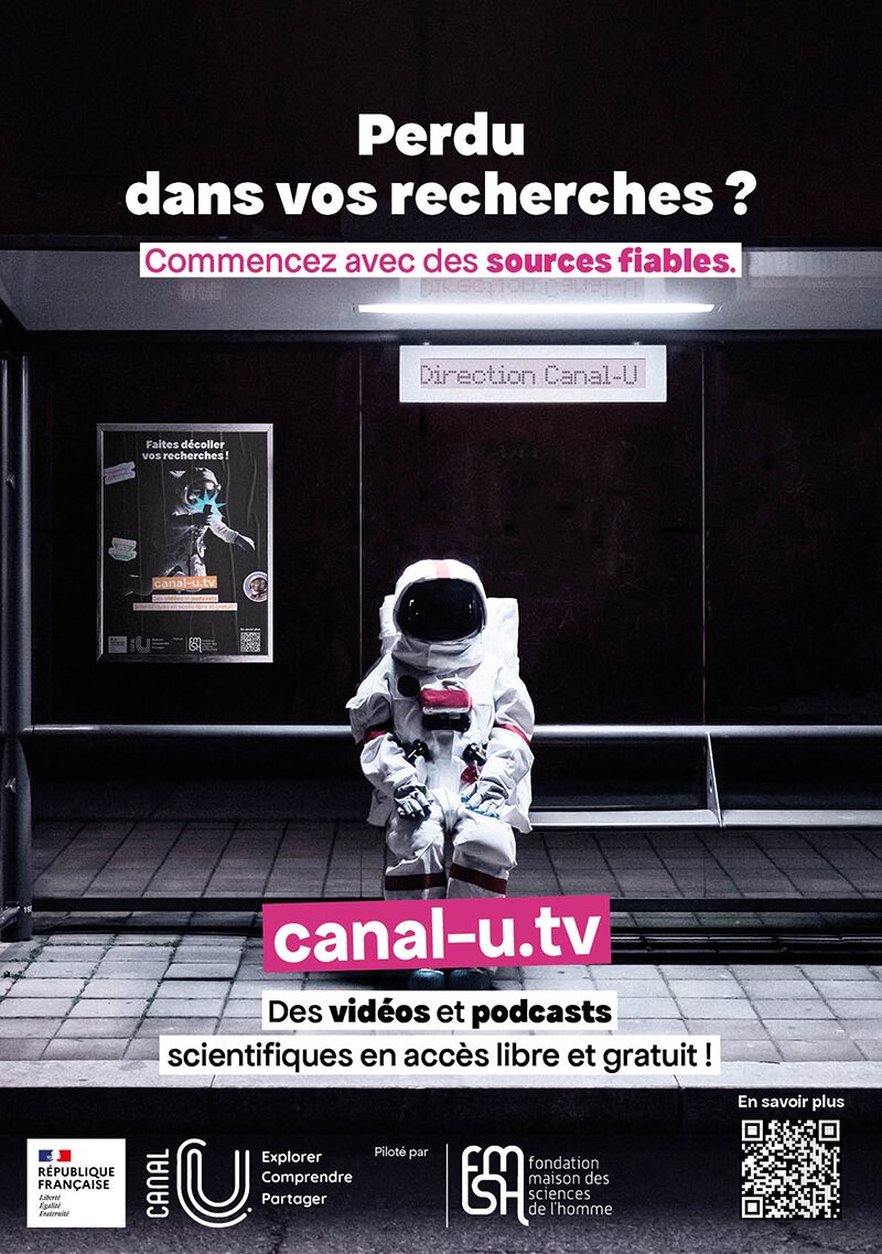 Affiche Canal-U - campagne de communication 2026