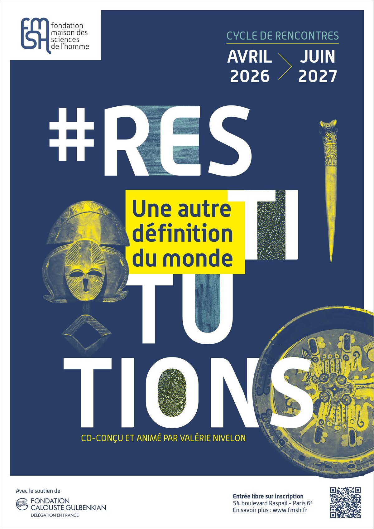 Affiche du cycle #Restitutions