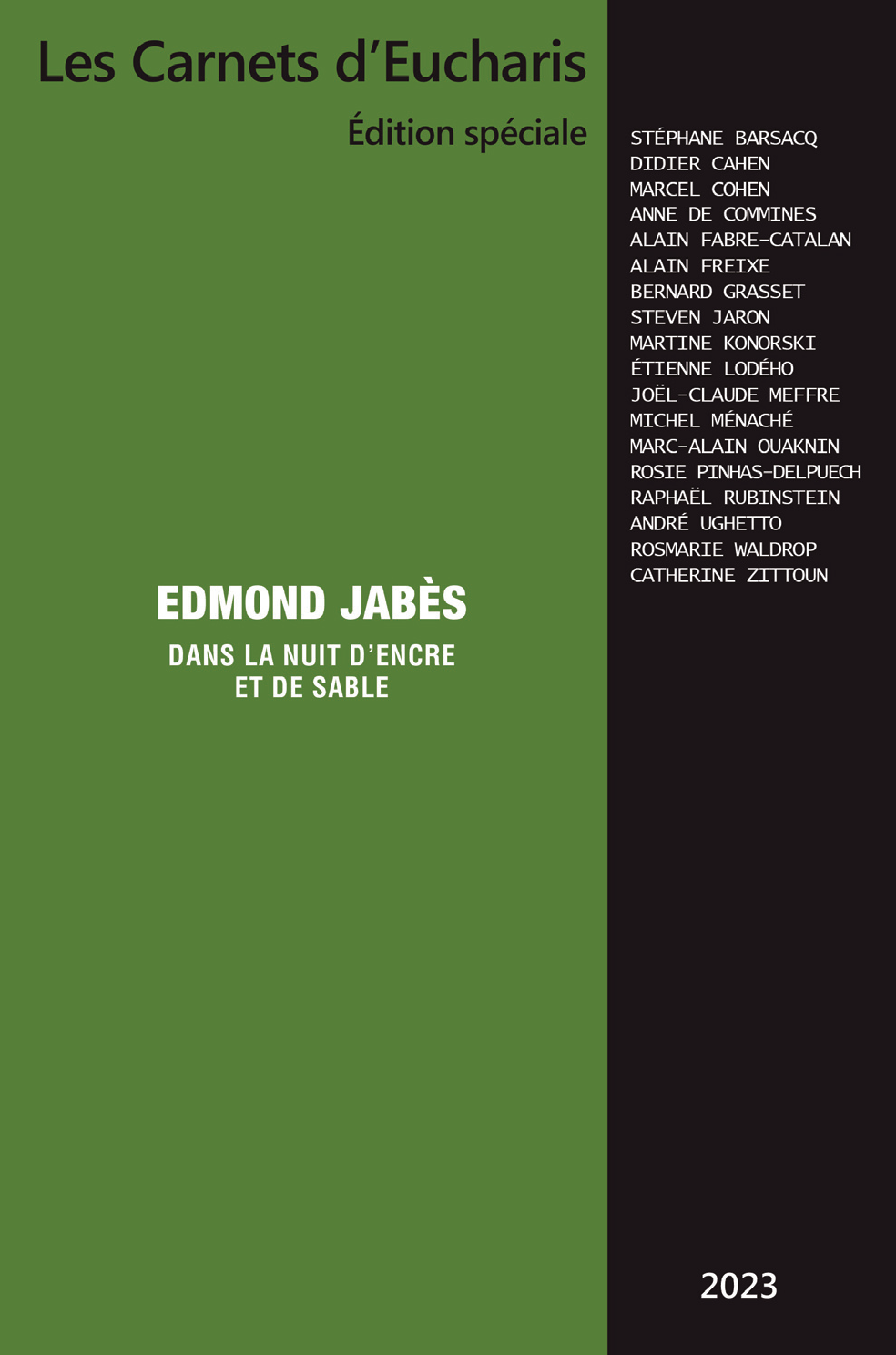 Dans la nuit d'encre et de sable