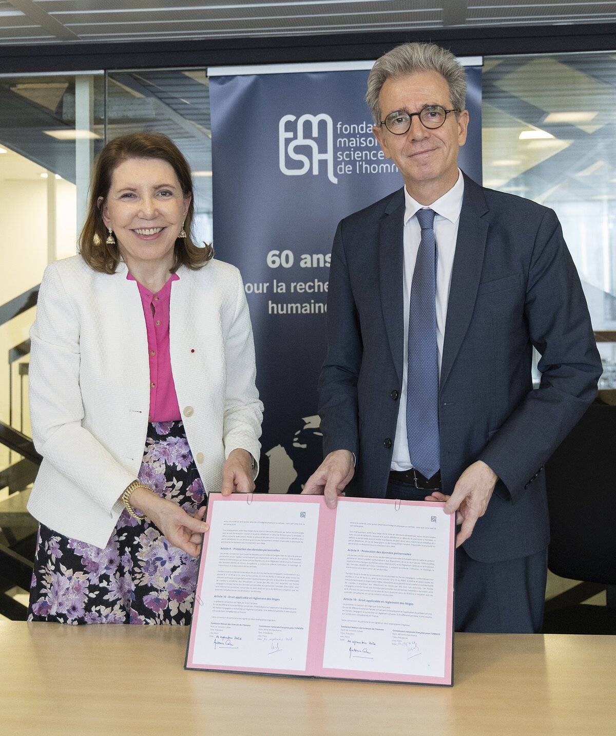 La FMSH et la CNFU signent une nouvelle convention de coopération en sciences humaines et sociales