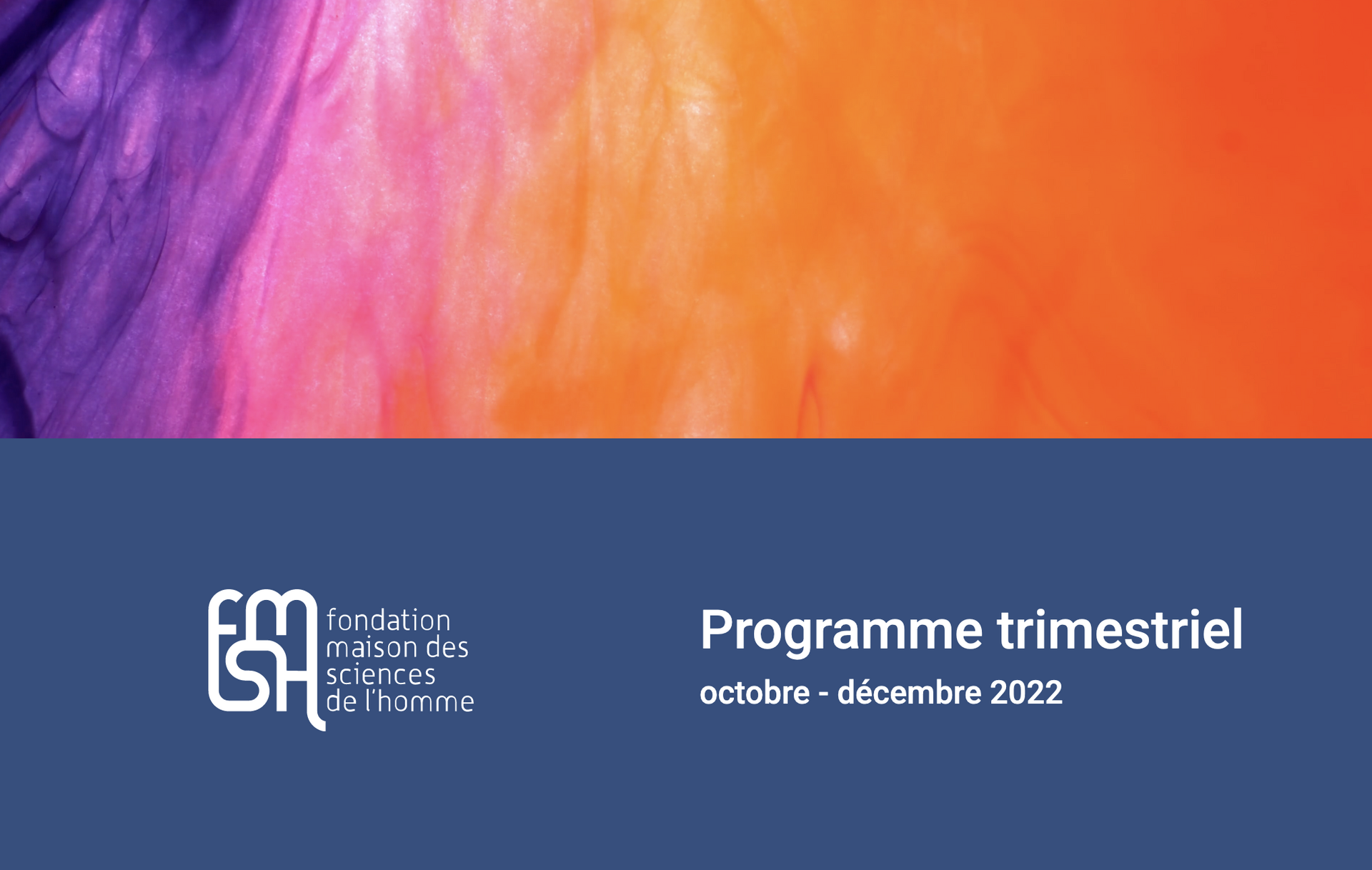 programme trismestriel octobre décembre 2022
