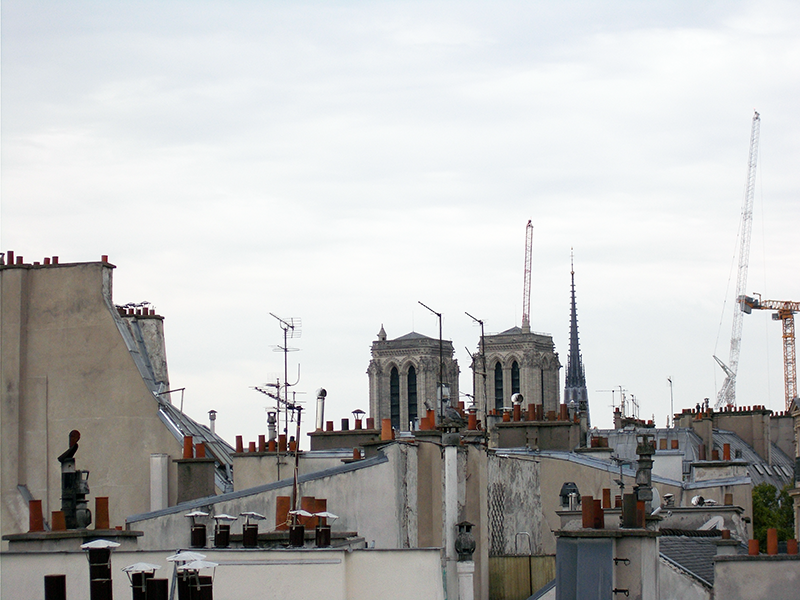 Vue depuis le studio mezzanine 59 Maison Suger