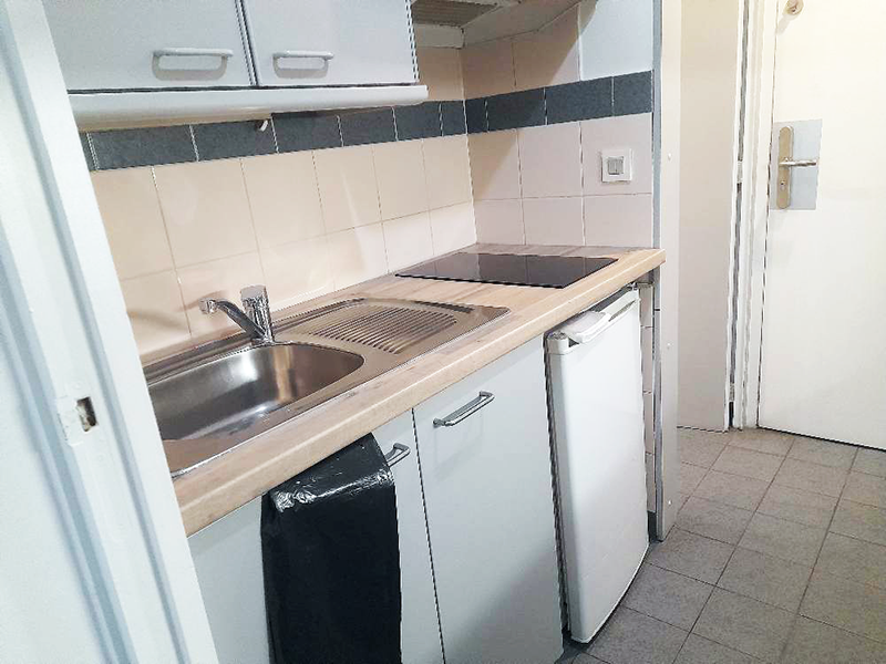 Cuisine studio 24 Maison Suger résidence de recherche à Paris