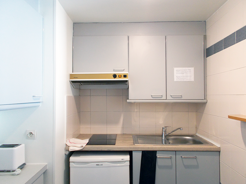 Cuisine studio 35 Maison Sujer résidence de recherche Paris