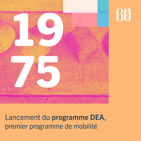 1975 - Lancement du programme DEA, premier programme de mobilité