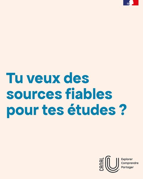 Tu veux des sources fiables pour tes études ?