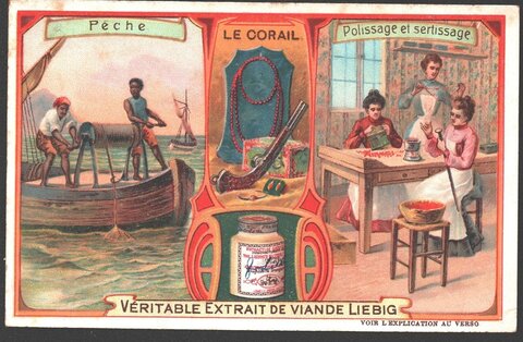 Carte Liebig Corail 