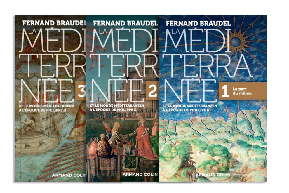 Couverture de la trillogie "La Méditerranée et le monde méditerranée à l'époque de Philippe II"