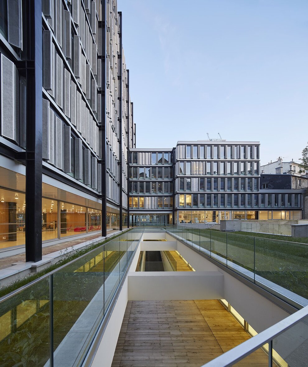 Cour intérieure de la Maison des Sciences de l'Homme